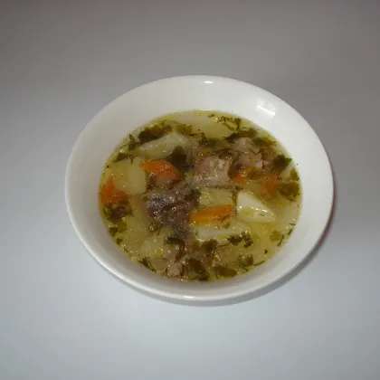 Мясной суп в мультиварке
