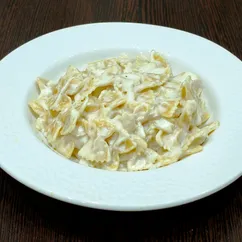 Макароны в сырном соусе 