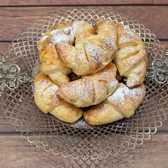 Творожные рогалики