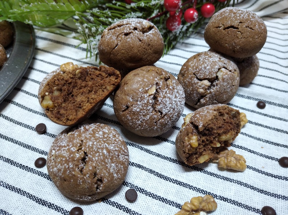 Гречневое печенье с шоколадом и орехами