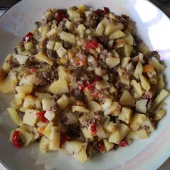 Фарш с овощами