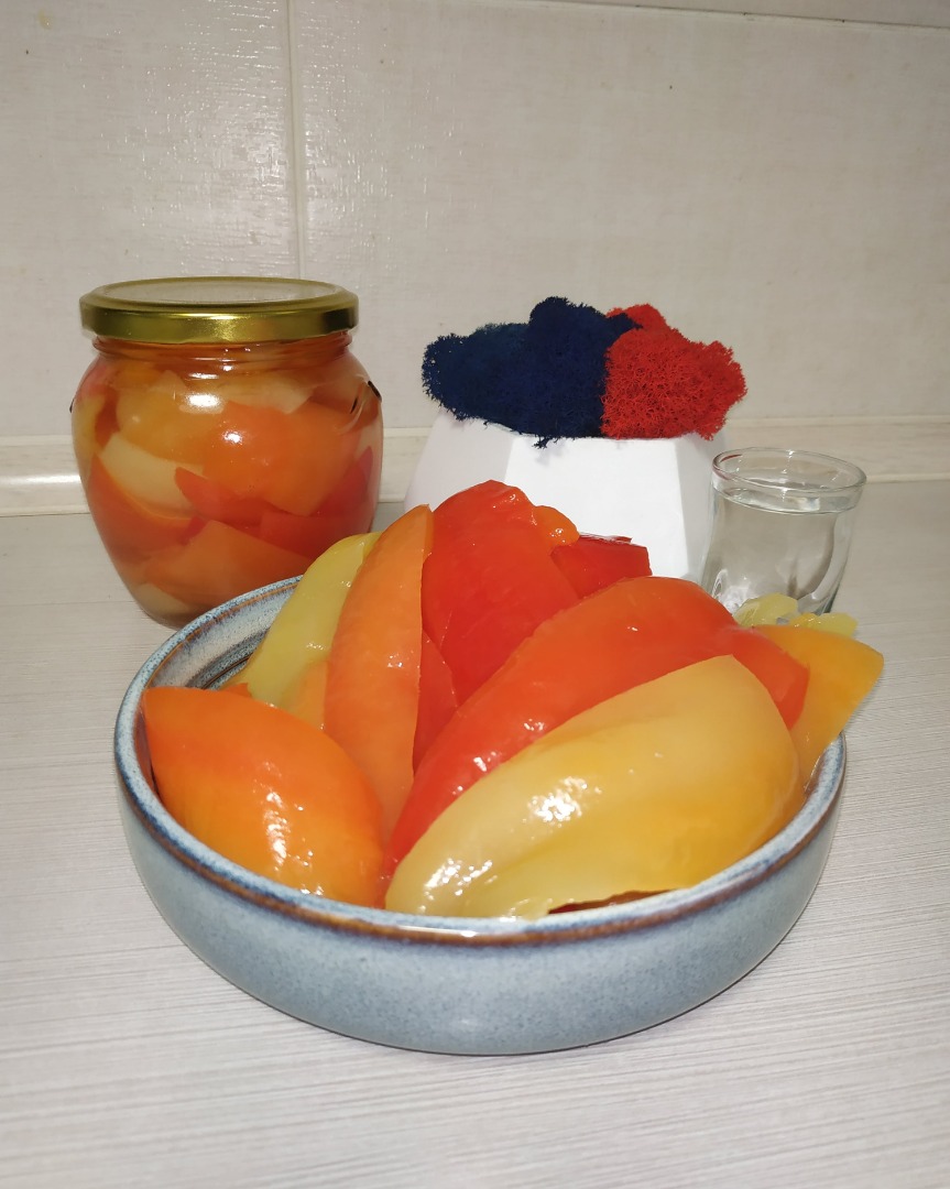 Консервированные перцы в сладко-масляной заливке😍