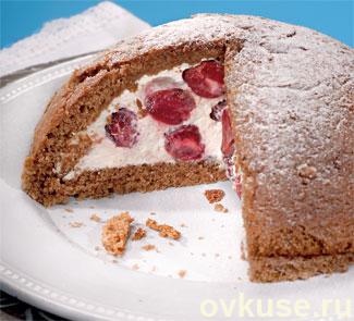 Итальянский десерт Дзуккотто