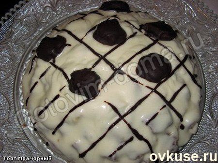 Рецепт: Мраморный торт | в мультиварке