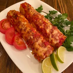 🇲🇽 Enchilada (Энчила́да) запечённые тортильи с мясной начинкой под острым соусом