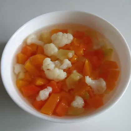 Овощной диетический суп с тыквой