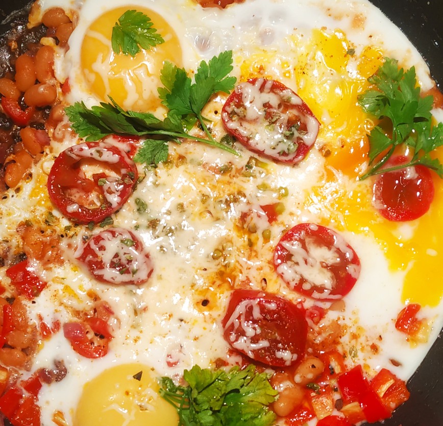 Вариант вкусного яркого завтрака