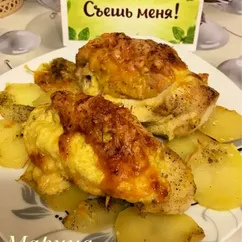 Куриная грудка фаршированная 😋