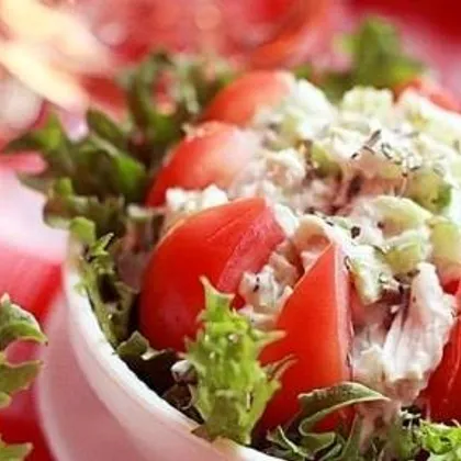 Праздничный салат с курицей «Шик» - рецепт с фото