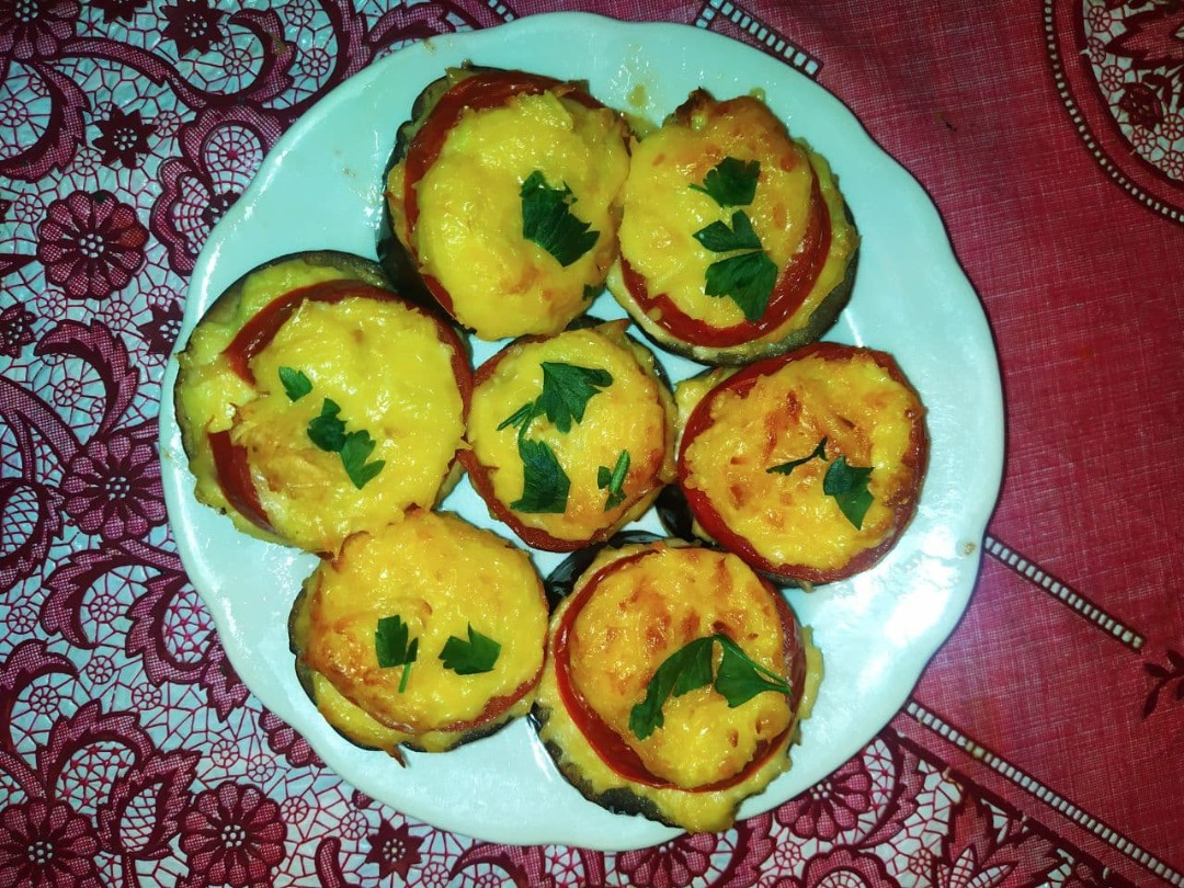 Закуска баклажаны под сыром