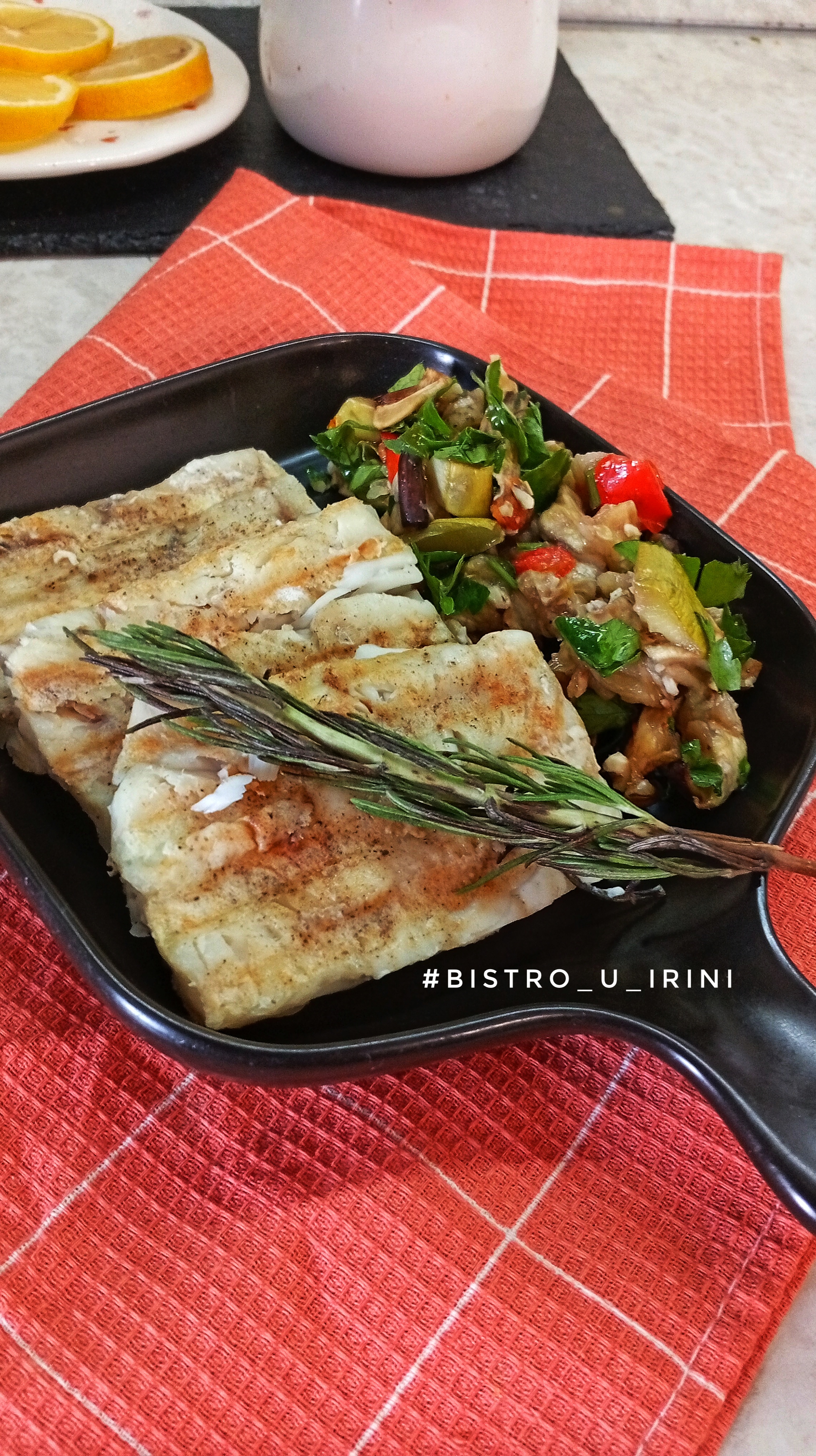 Филе минтая в духовке-гриль