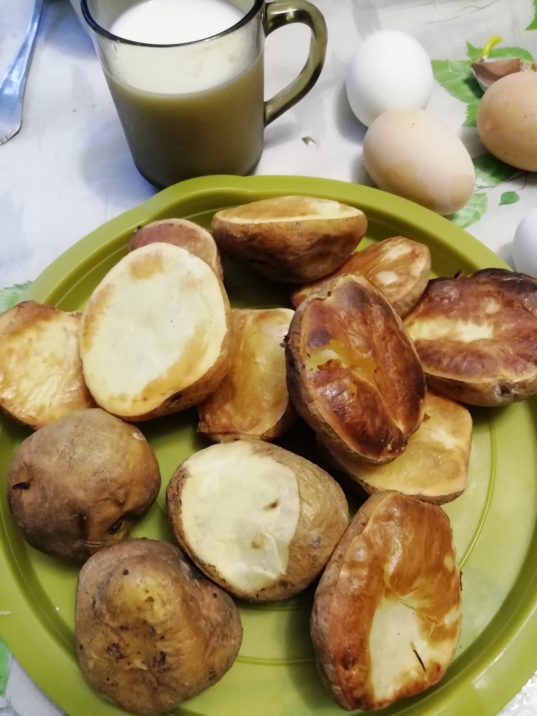 Печеная картошка