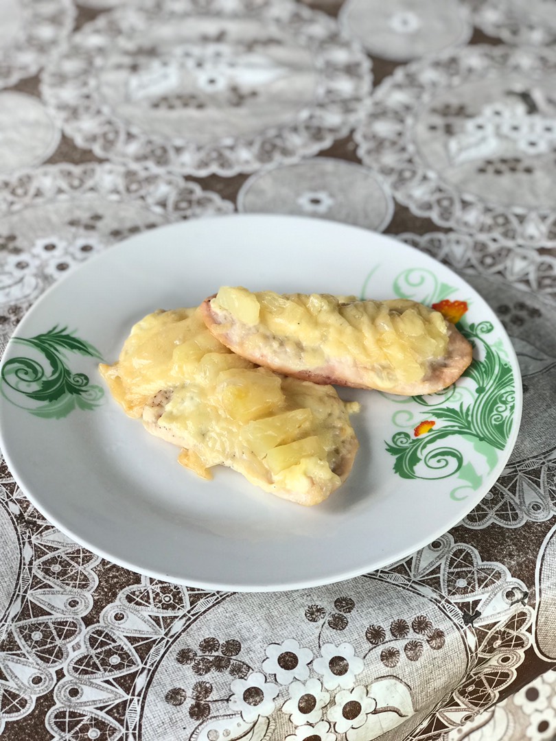 ПП Куриные грудки с ананасом - рецепт автора Кристина