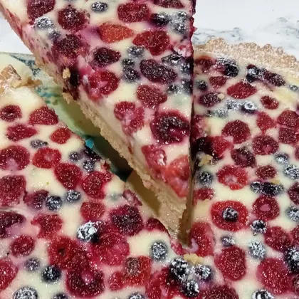 Очень вкусный летний пирог с ягодами