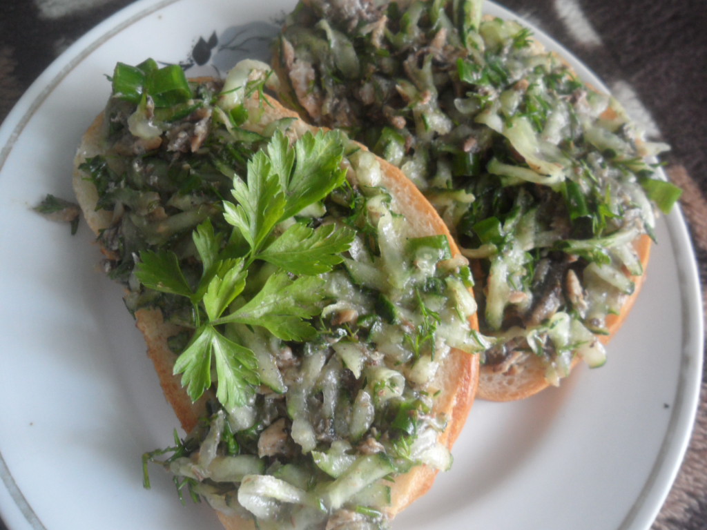 Вкусные бутерброды в постный день