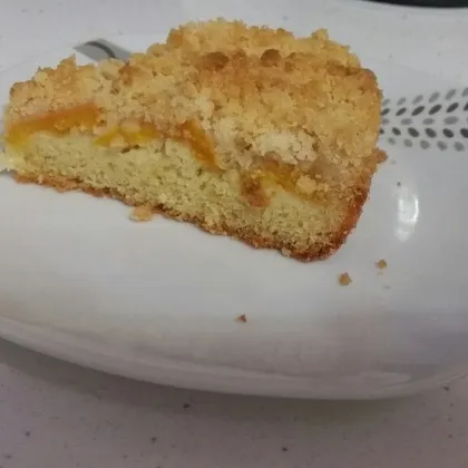 Абрикосовый пирог с штрейзелем