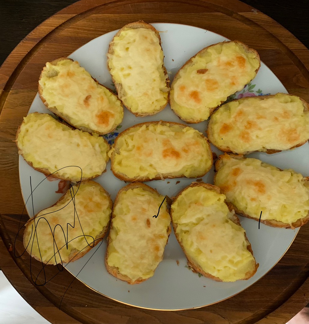 Ленивые шаньги с картошкой и сыром