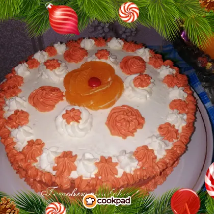 🍊Мандариновый торт к новогоднему столу🍊