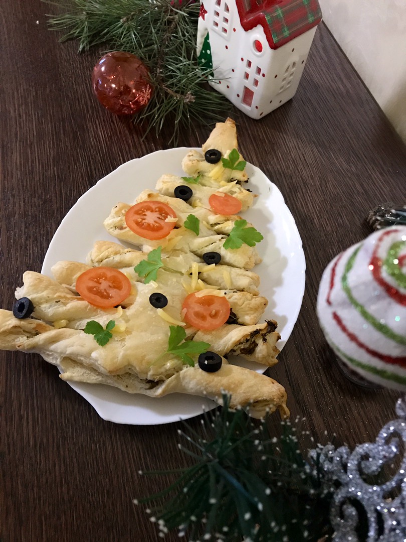 Новогодняя съедобная ёлочка 🎄