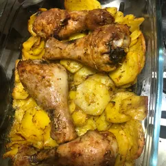 Куриные ножки с картошкой 🍗