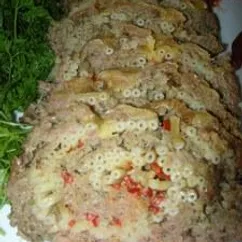 Рулет с макаронами