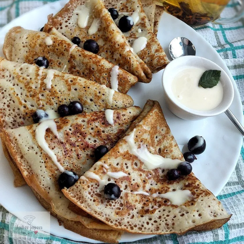 Блины на кефире