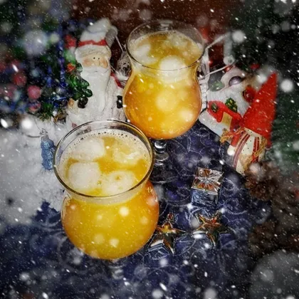 Новогодний коктейлей "Фейерверк"