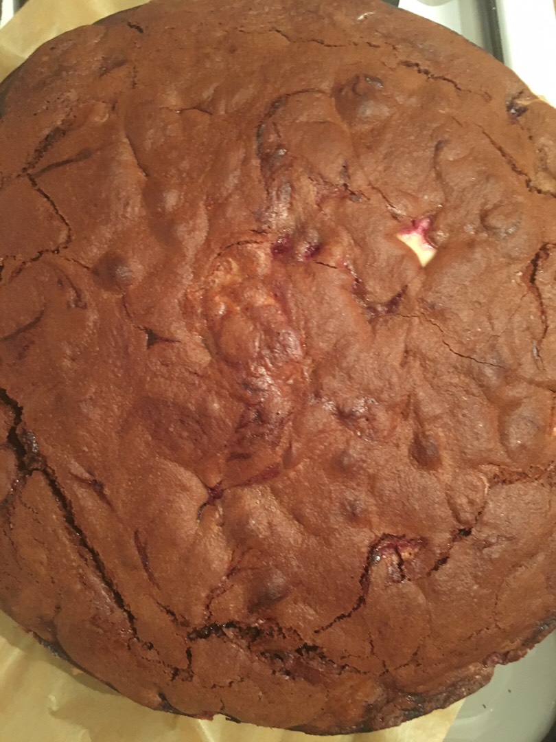 Десерт шоколадный брауни рецепт с вишней и творогом - пошаговый рецепт с фото