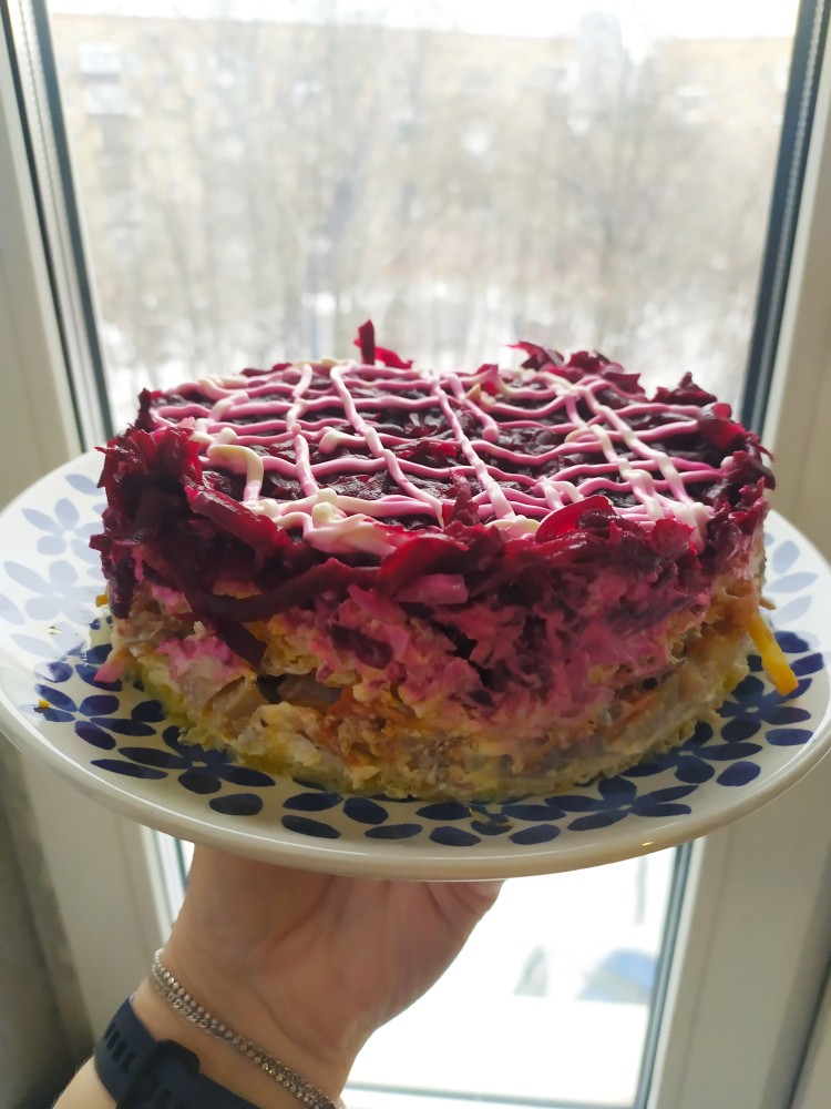 Селедка под шубой с секретом