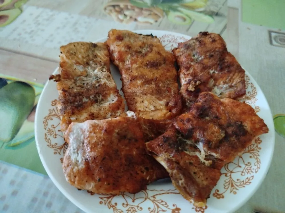 Филе горбуши на сковороде