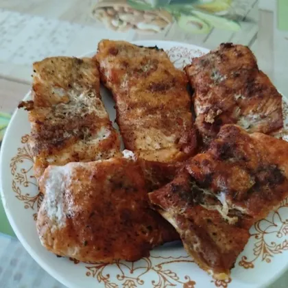 Филе горбуши на сковороде