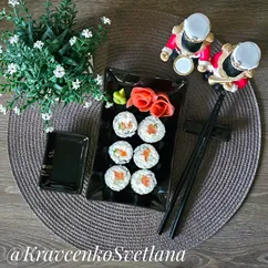 Роллы для новогоднего стола