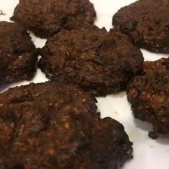 Шоколадное овсяное печенье с черносливом и бананом (без сахара) 🍪