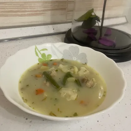Сливочный суп с треской