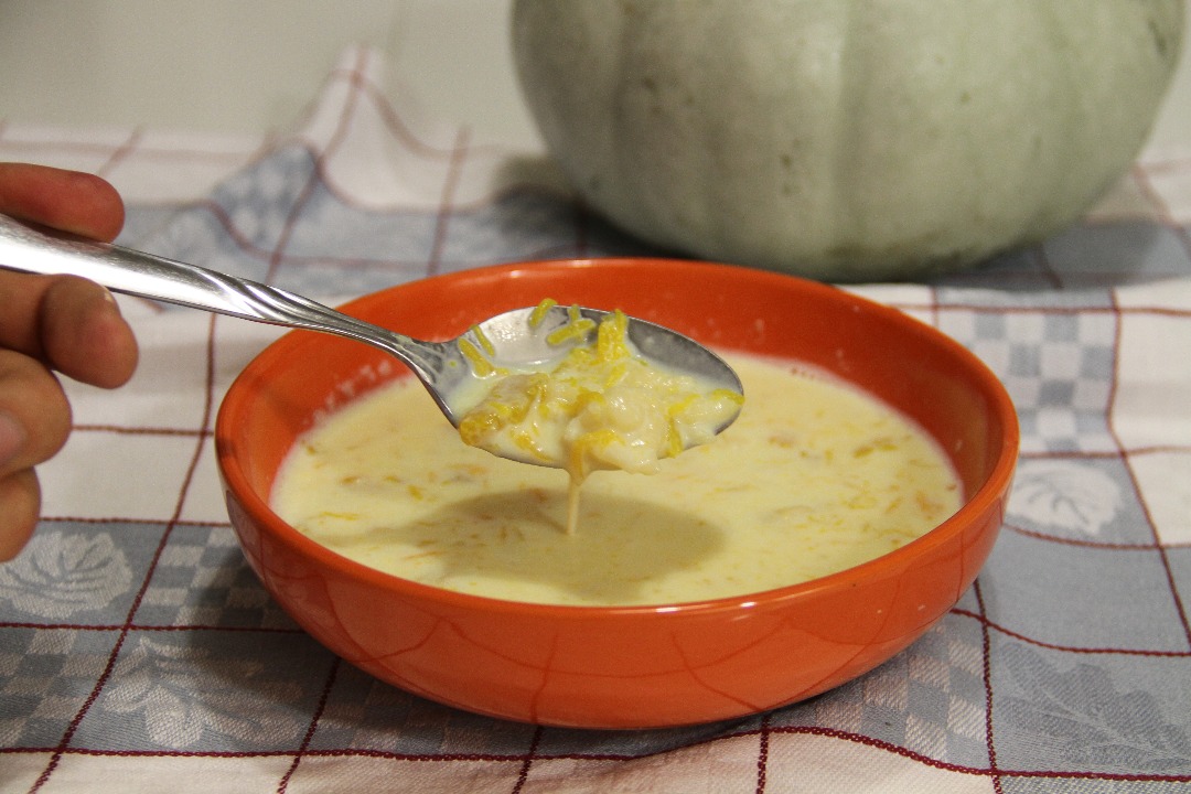Молочный тыквенный суп - Kürbissuppe
