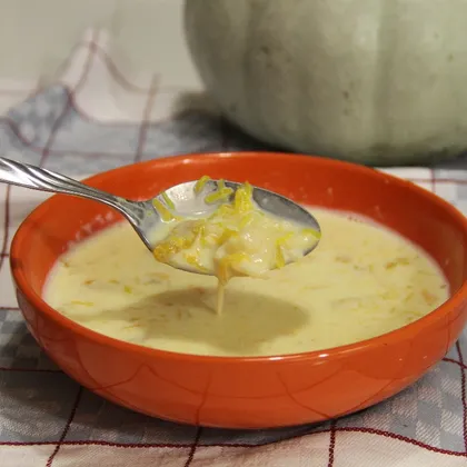 Молочный тыквенный суп - Kürbissuppe