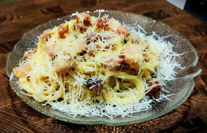 Паста КАРБОНАРА. Pasta alla carbonara