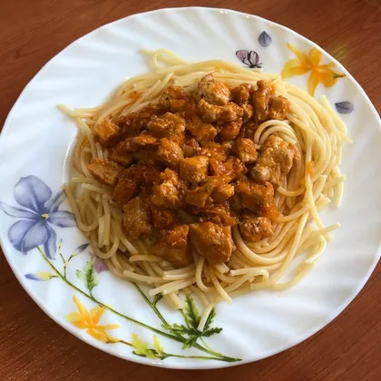 Макароны с мясом🍝