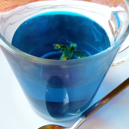 Пурпурный синий чай