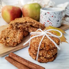 ПП Овсяное печенье с курагой, яблоками и корицей 🍪