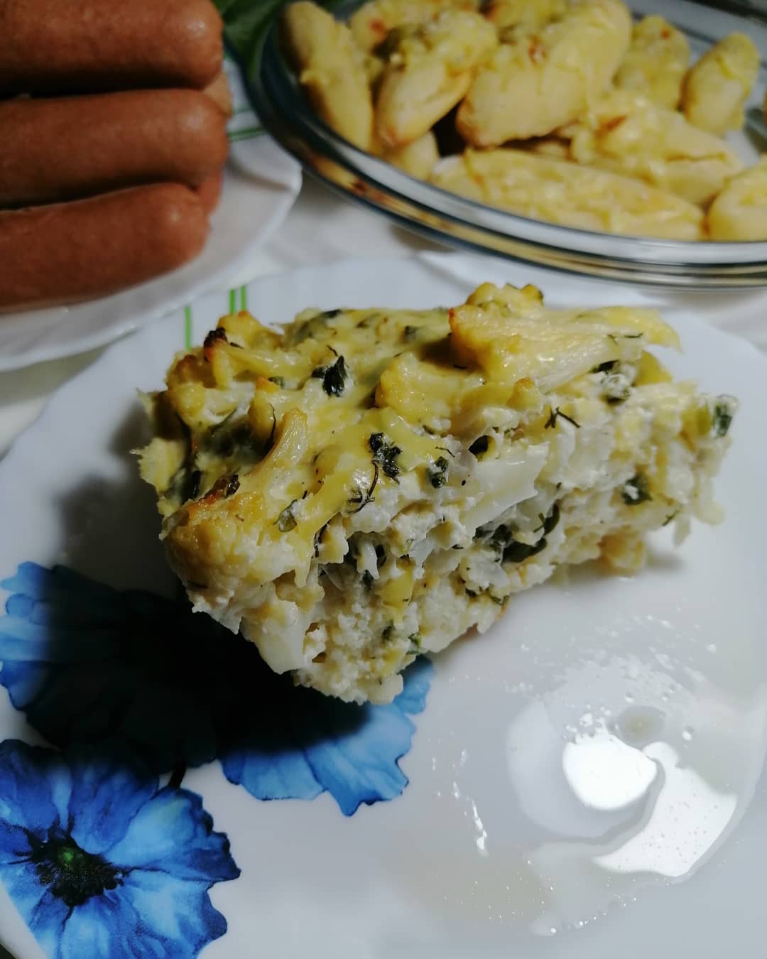Пп запеканка "Цветная капуста в сливочной заливке" 👩‍🍳😋💘