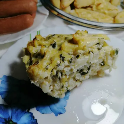 Пп запеканка "Цветная капуста в сливочной заливке" 👩‍🍳😋💘