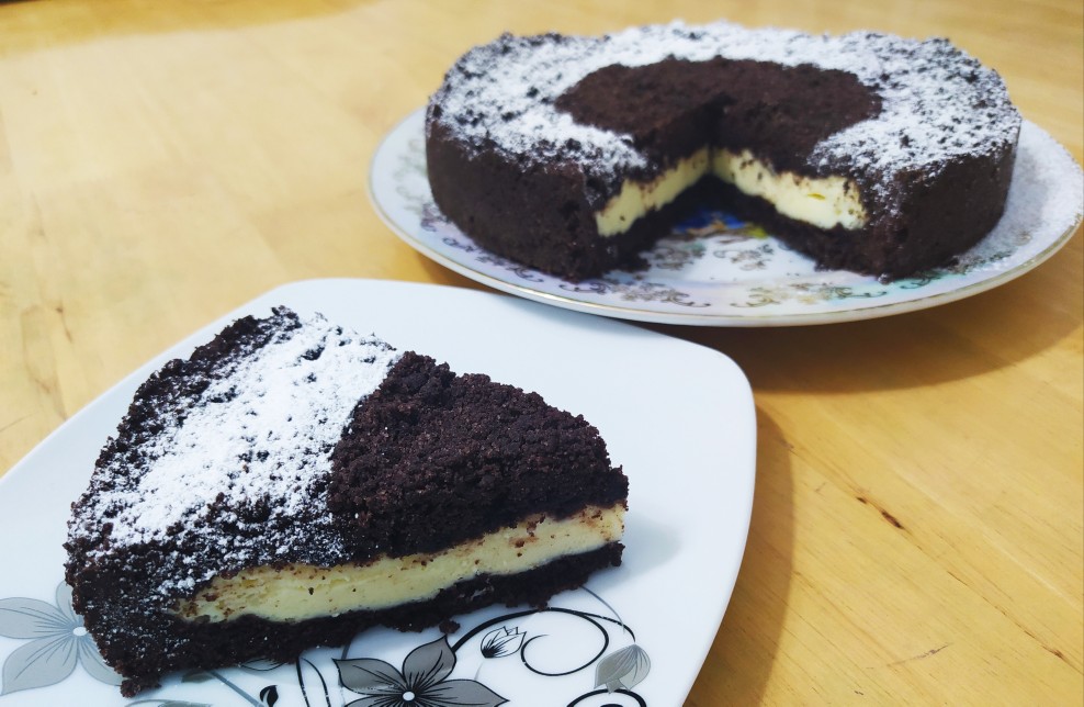 Шоколадная королевская ватрушка