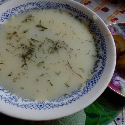 Сырный суп без мяса