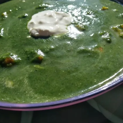 Крем суп из шпината с индейкой
 / metabolic balance