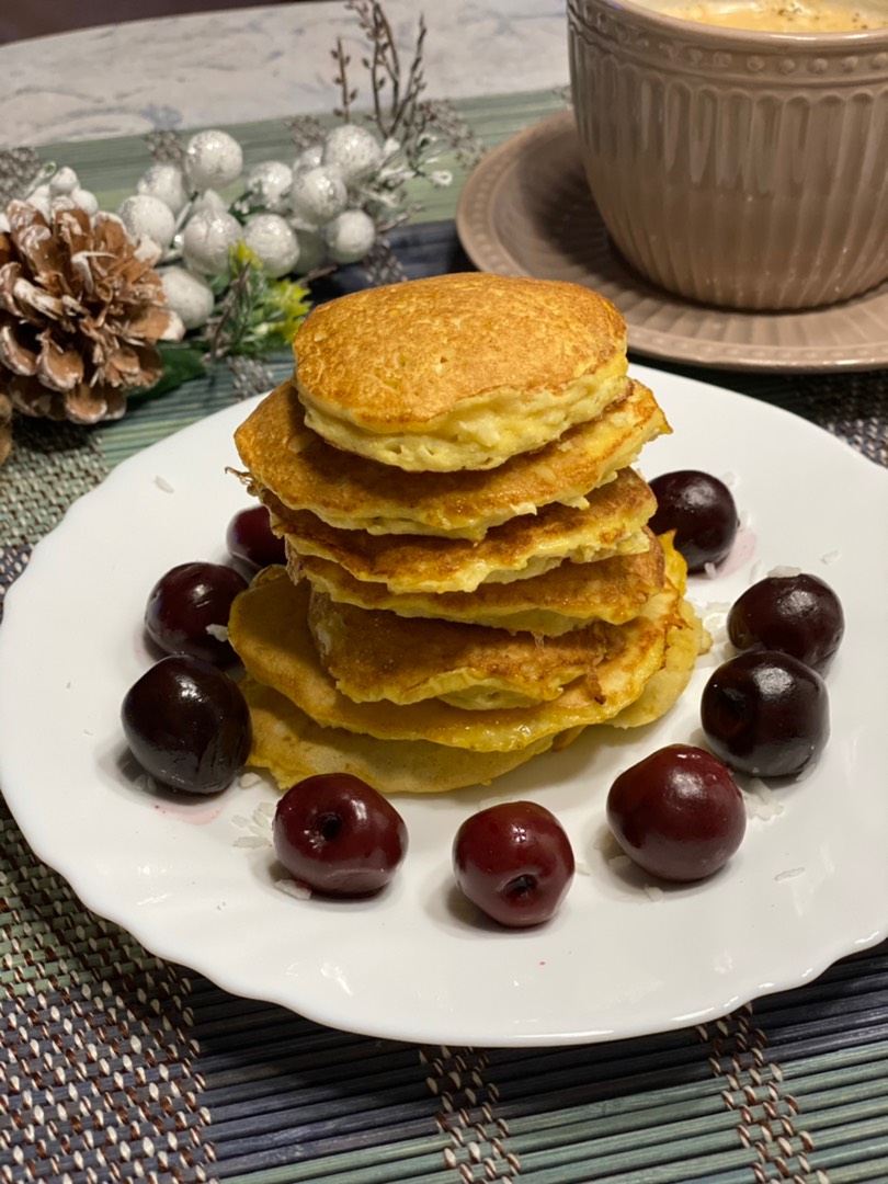 Кокосовые оладьи 🥞