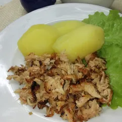 Коралловый гриб жареный