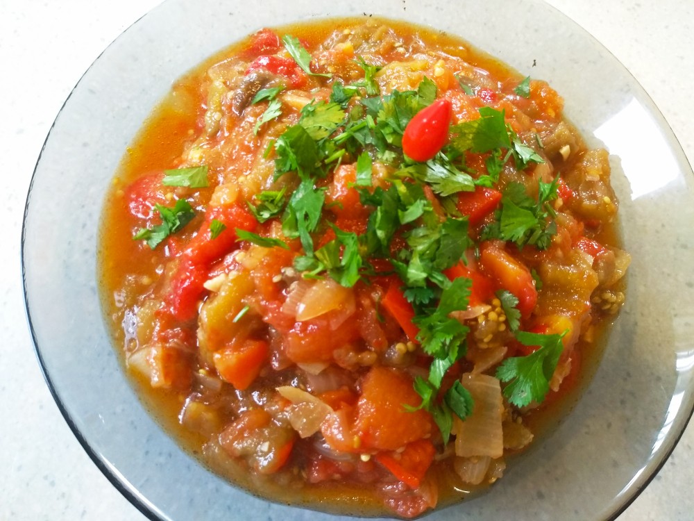 Икра из печёных баклажан