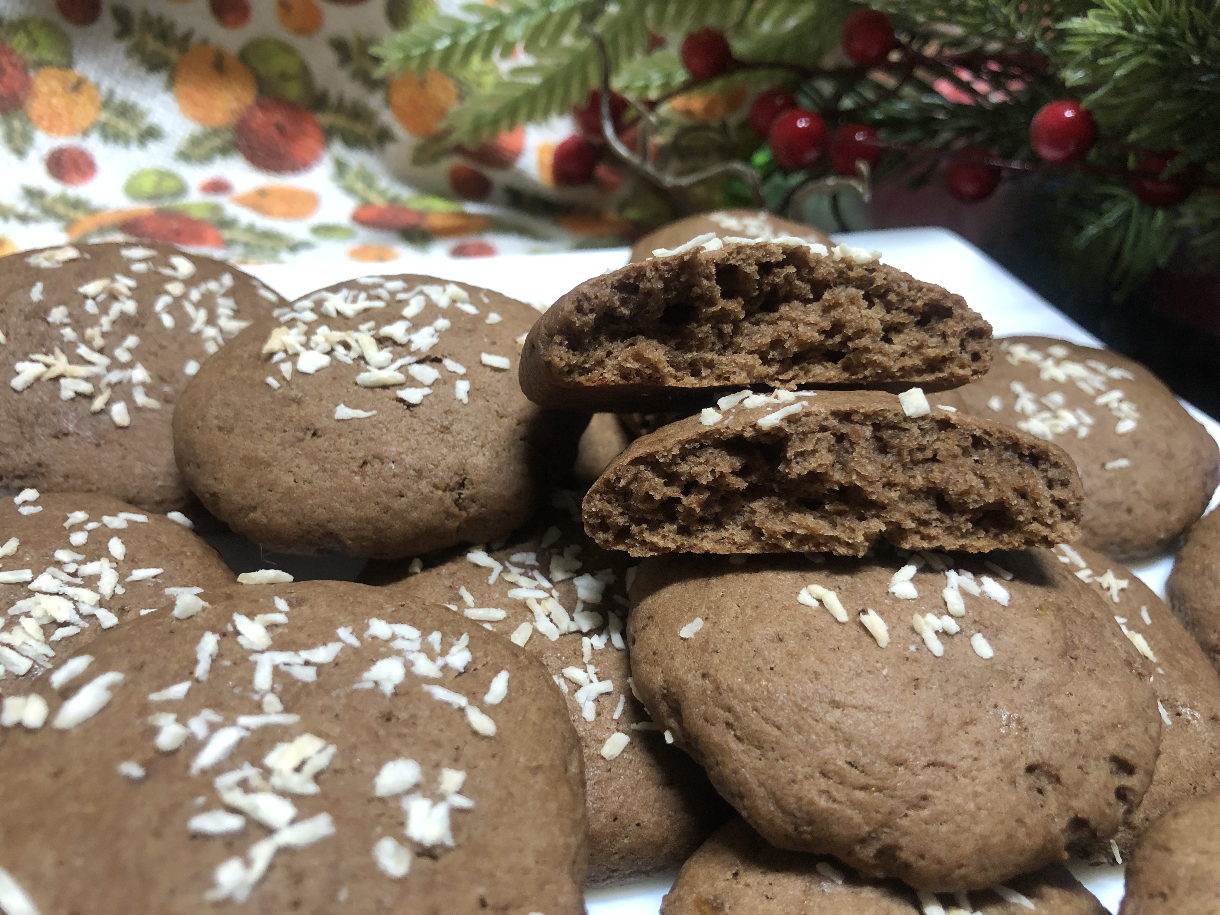 Шоколадно-банановое печенье