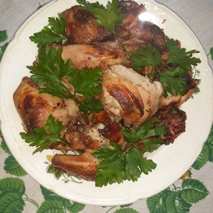 Курица запеченная с кефиром